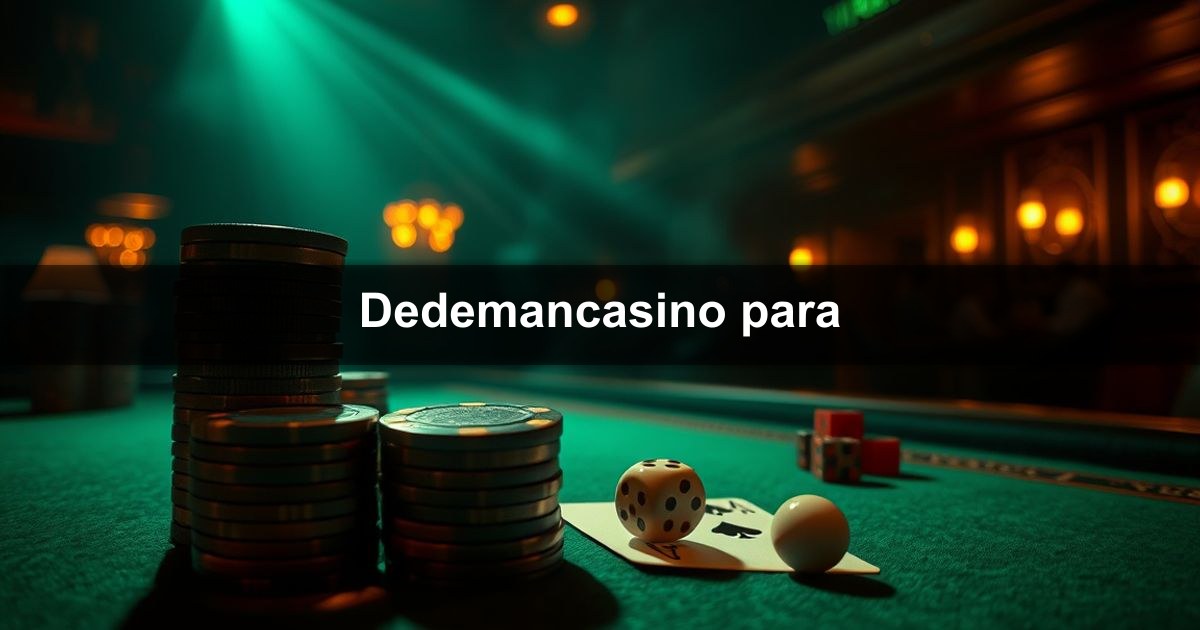 Dedemancasino para