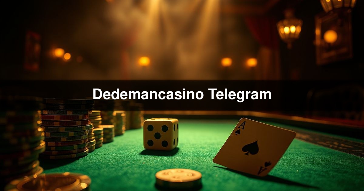 Dedemancasino Telegram
