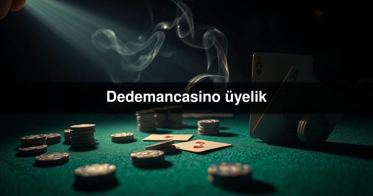 Dedemancasino üyelik